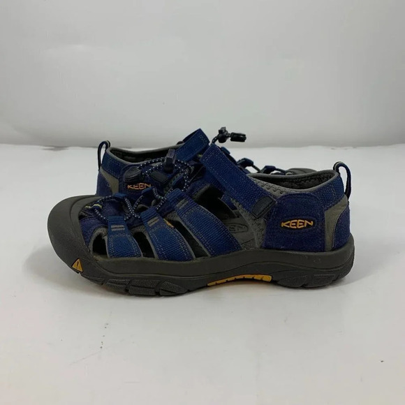 KEEN Unisex Big Kids' Newport H2 Sandal 1009962 Blue Depths/Gargoyle Size 5 - Picture 7 of 13